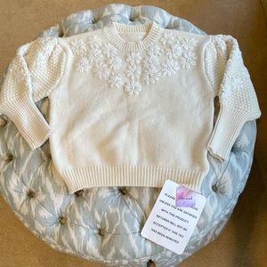 Puff shoulder sweater